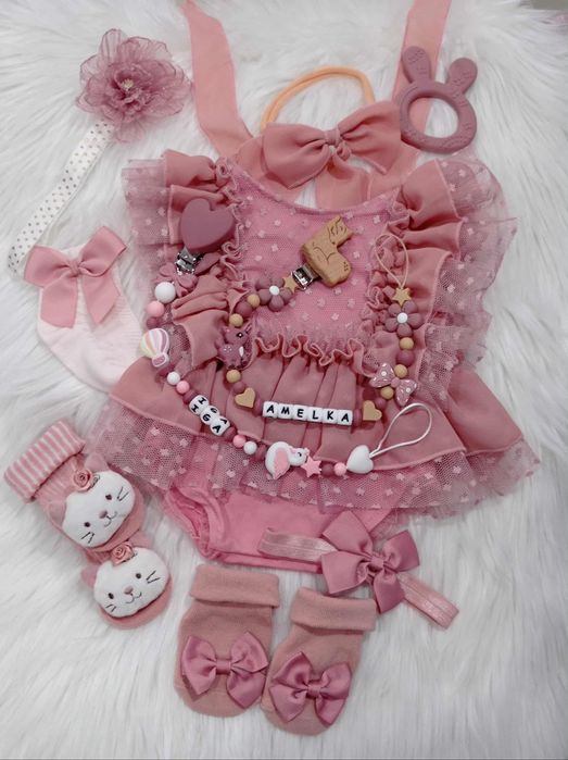 Zawieszka do smoczka prezent dla niemowlaka babyshower narodziny