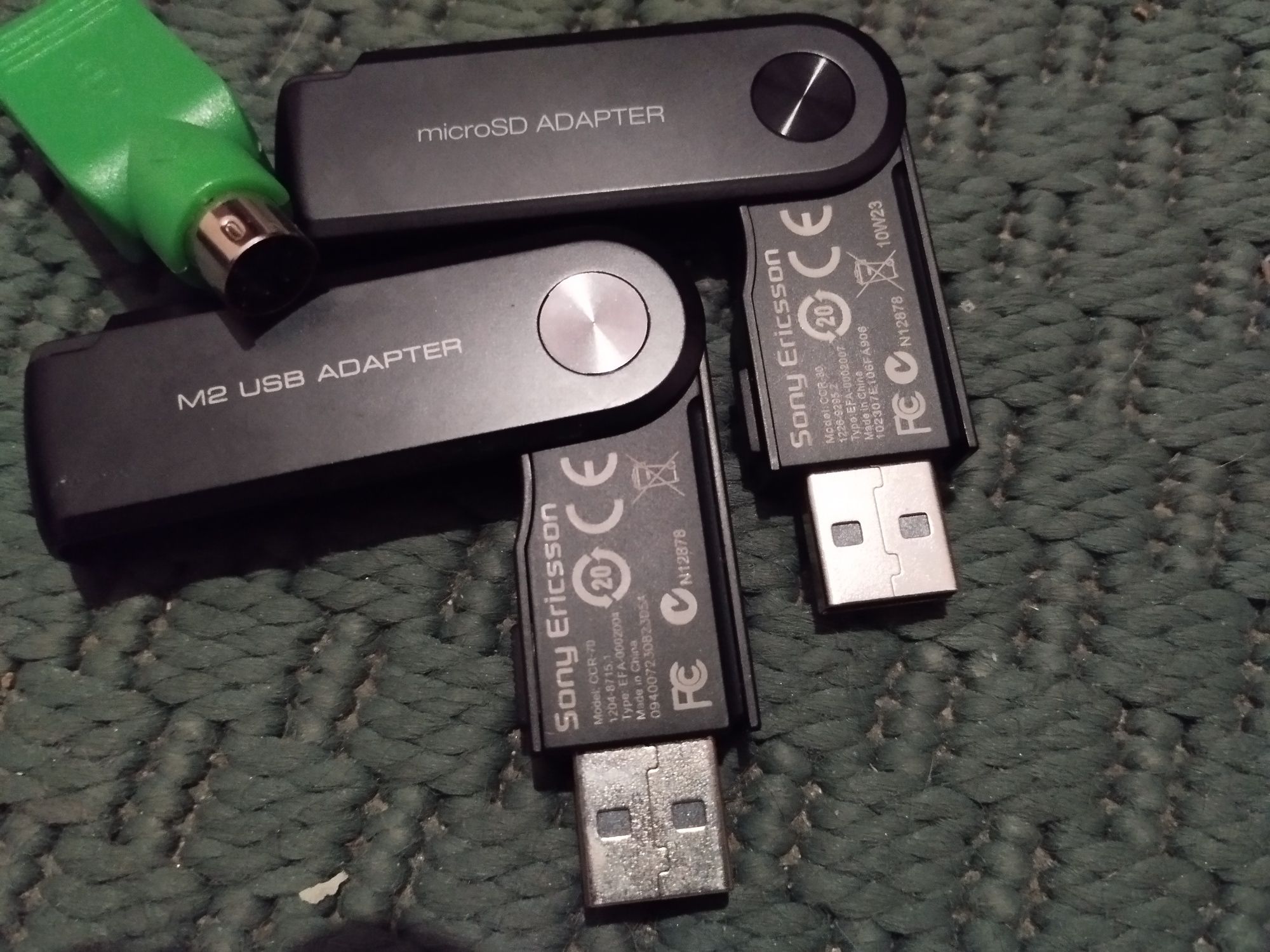 кабель VGA, адаптер Sony-ericson miniSD -usb