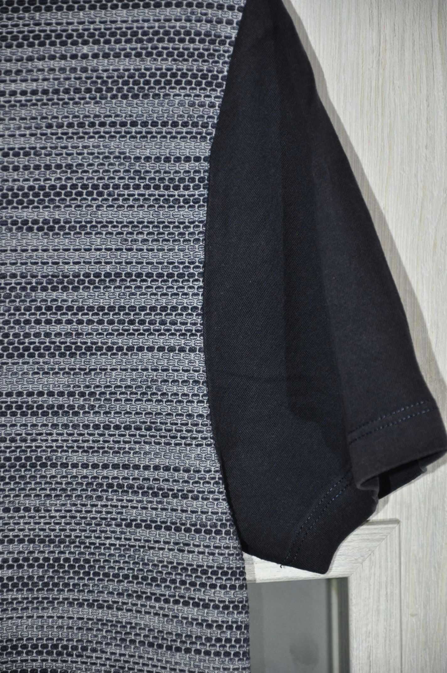 Polo męskie czarno-szare V r. M