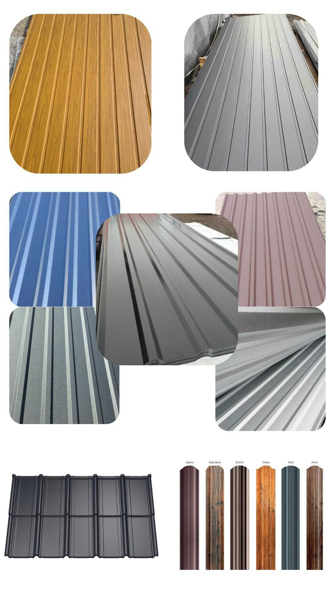 #blacha trapezowa T18 kolor, WYPRZEDAŻ
