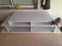Móvel branco / Mesa de TV / Móvel casa