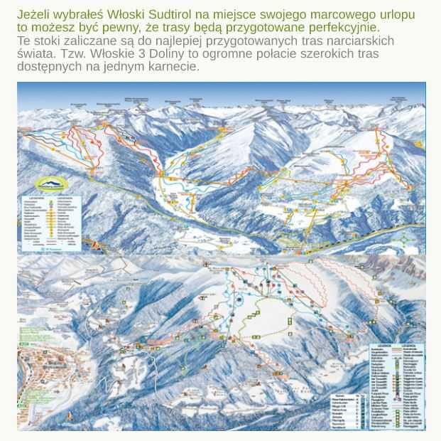 Włochy Narty Instruktor wyjazd marzec 3 doliny livigno.