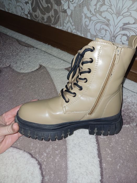 Кожаные зимние сапоги 34р состояние новых