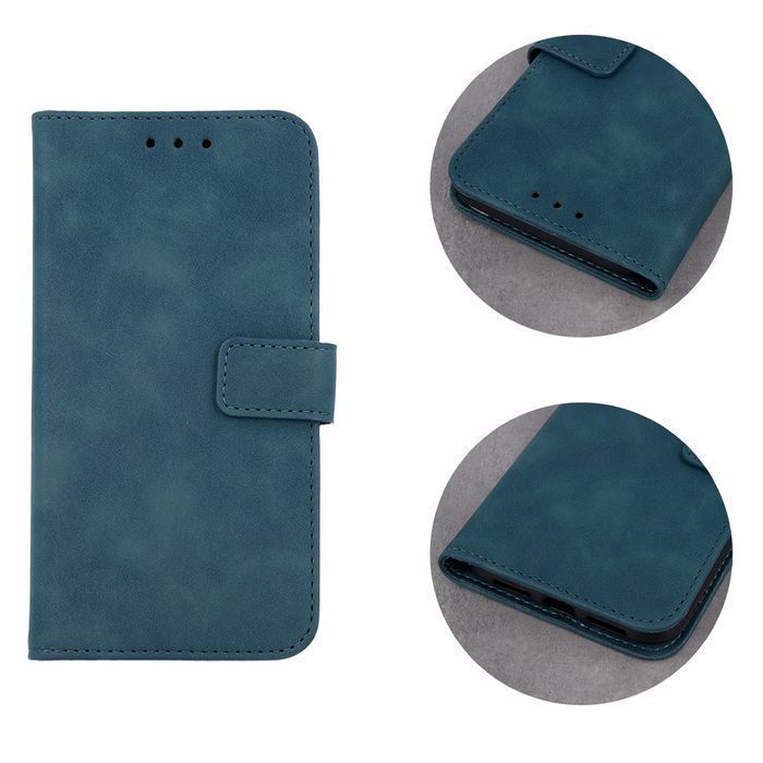 Etui Smart Velvet Do Iphone 15 6,1" Ciemnozielone