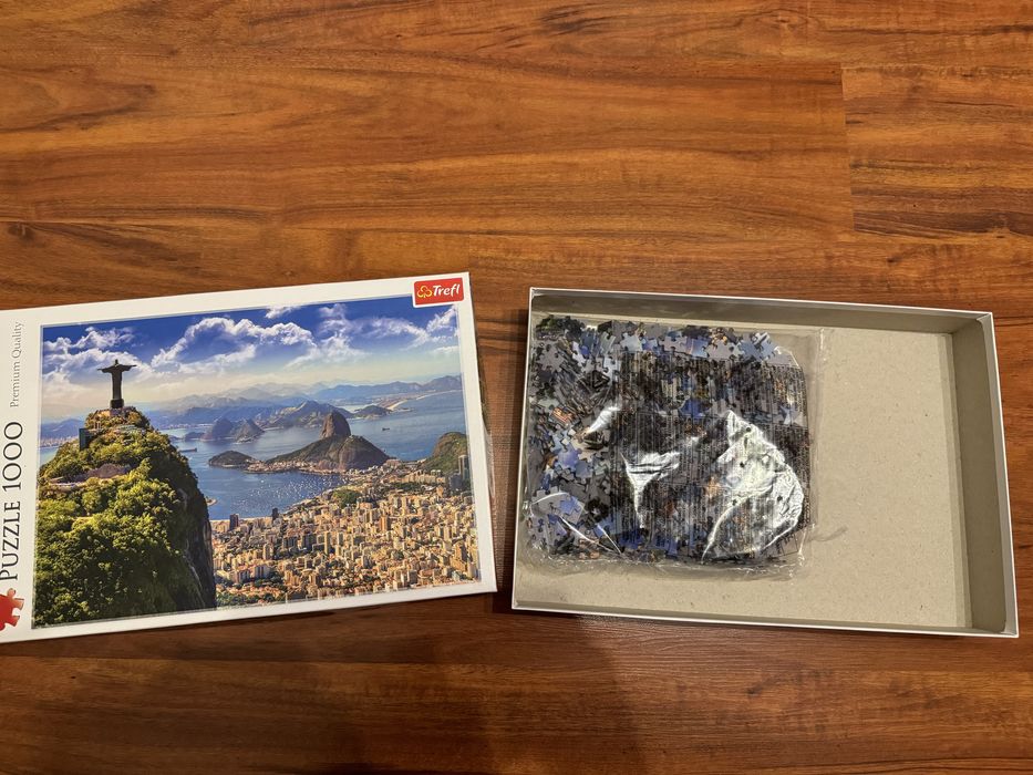 Nowe Puzzle Rio de Janeiro 1000 elementów Brazylia widok Jezus