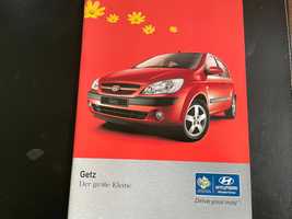 Katalog prospekt Hyundai Getz 2006 r. 28 stron