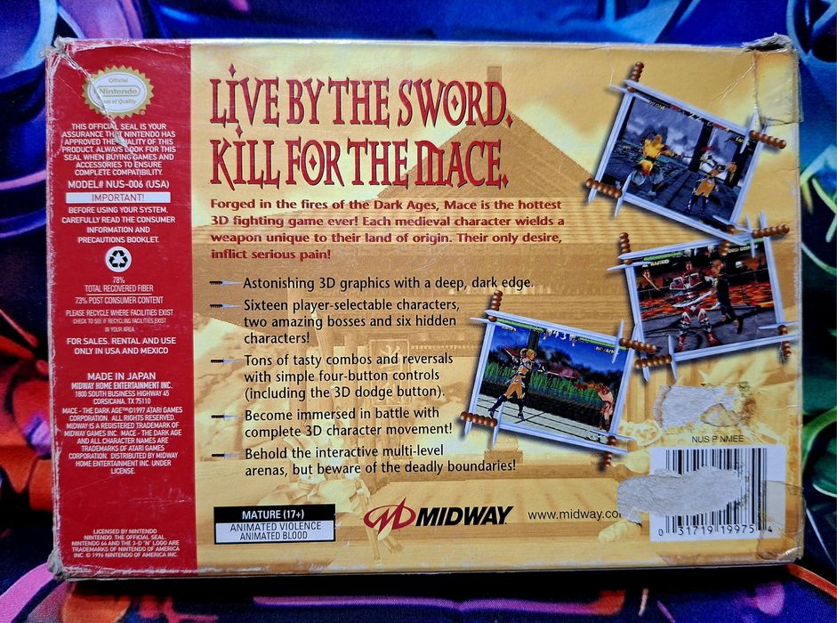 Mace the Dark Age Nintendo 64