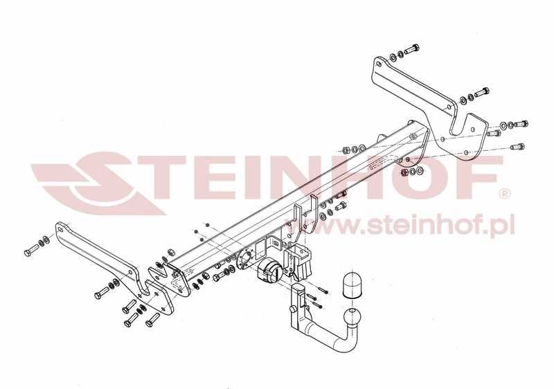 WYPINANY HAK Holowniczy + Moduł 7P Mazda 6 (GJ) Kombi od 2013 do 2018