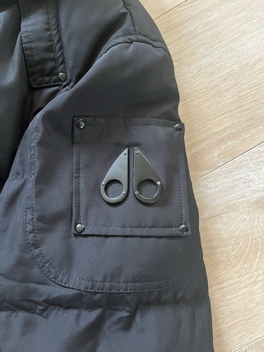 Kurtka Moose Knuckles czarna rozmiar L parka puffer canada goose style