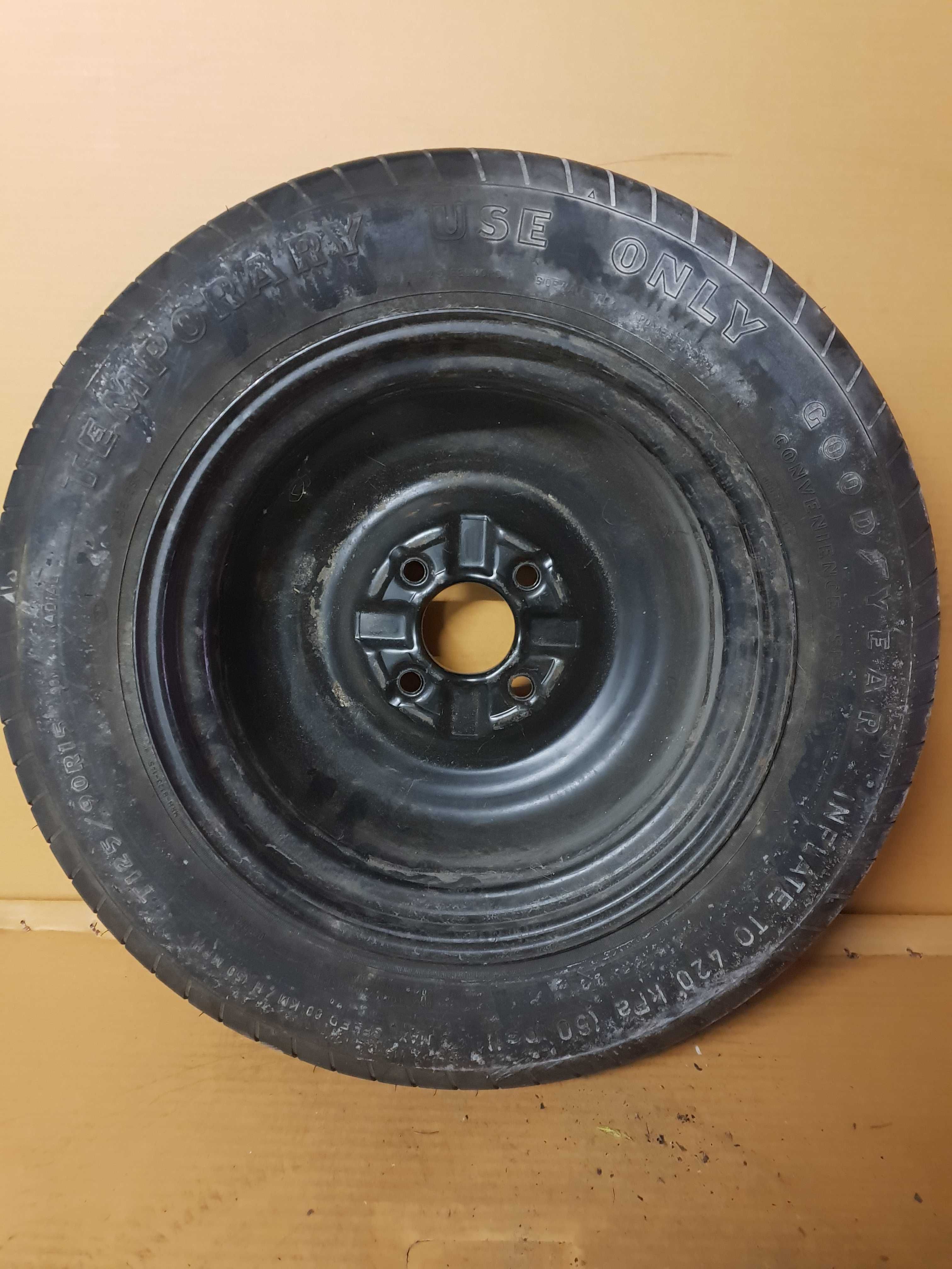 Dojazdówka 4x114,3 Volvo v40 125/90 r15 15" Honda koło zapasowe honda