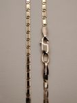 Piękny złoty łańcuszek. Nowy. Blaszki. Złoto 14k /585. Dł. 55cm