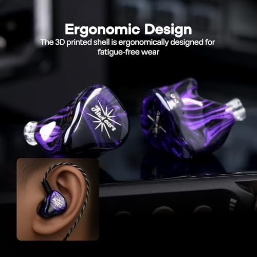Linsoul Kiwi Ears Quartet 2DD+2BA z ręcznie wykonaną powłoką z żywicy
