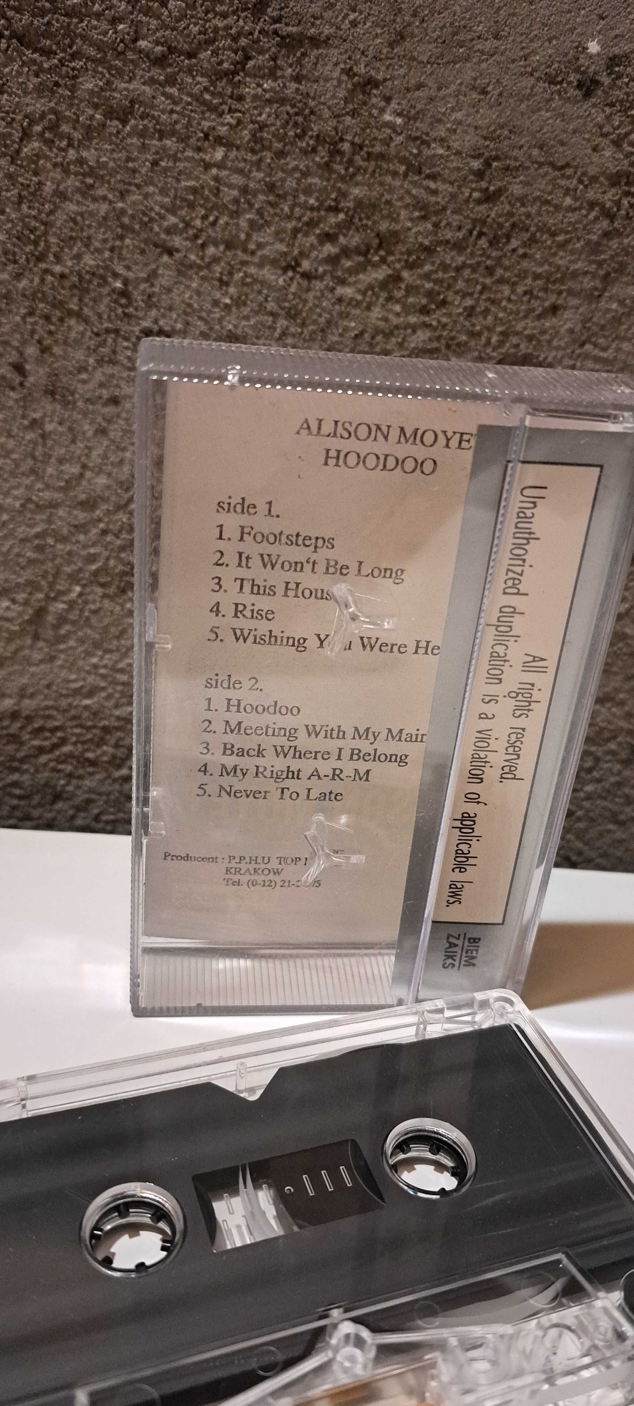 Alison Moyet HooDoo kaseta audio