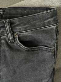 Сірі джинси з розрізами, 34 розмір
