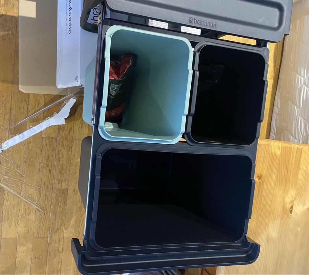 Brabantia - Sort & Go . Nowe 3 kosze do sortowania śmieci 10, 10 i 20