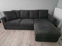 SOFA/KANAPA GRÖNLID z szezlongiem, Ljungen średnioszary