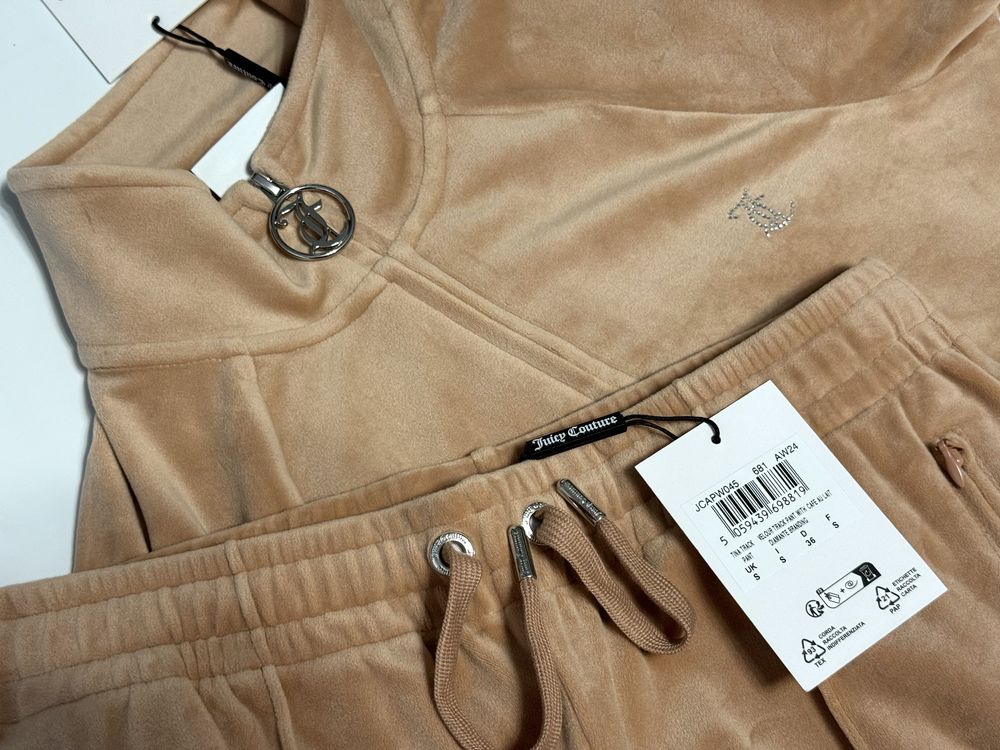 Велюровий костюм Juicy Couture оригінал з бірками M карамельний