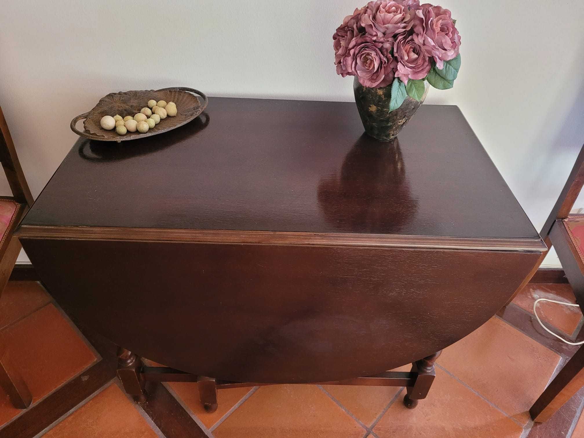 Mesa com Abas estilo holandês