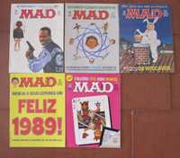 Revistas MAD brasileiras anos 80,90