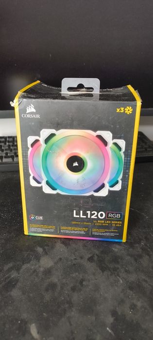 Wentylatory komputerowe Corsair LL120 pełen komplet 3 szt