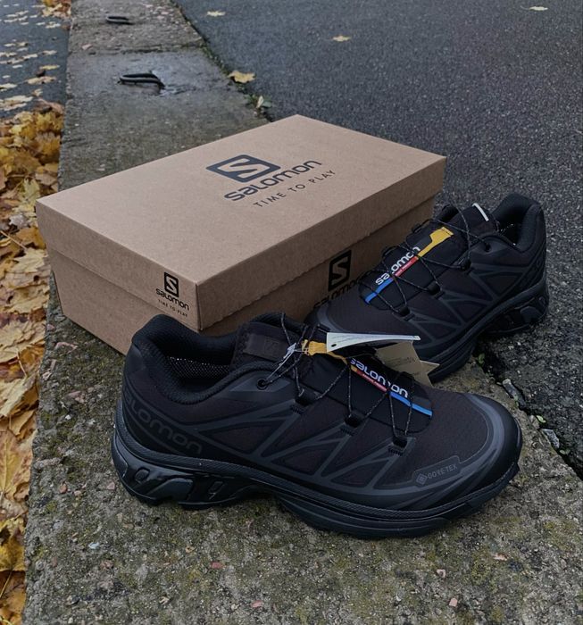 (БЕЗ Передплат) Salomon XT-6 FULL BLACK GORE-Tex