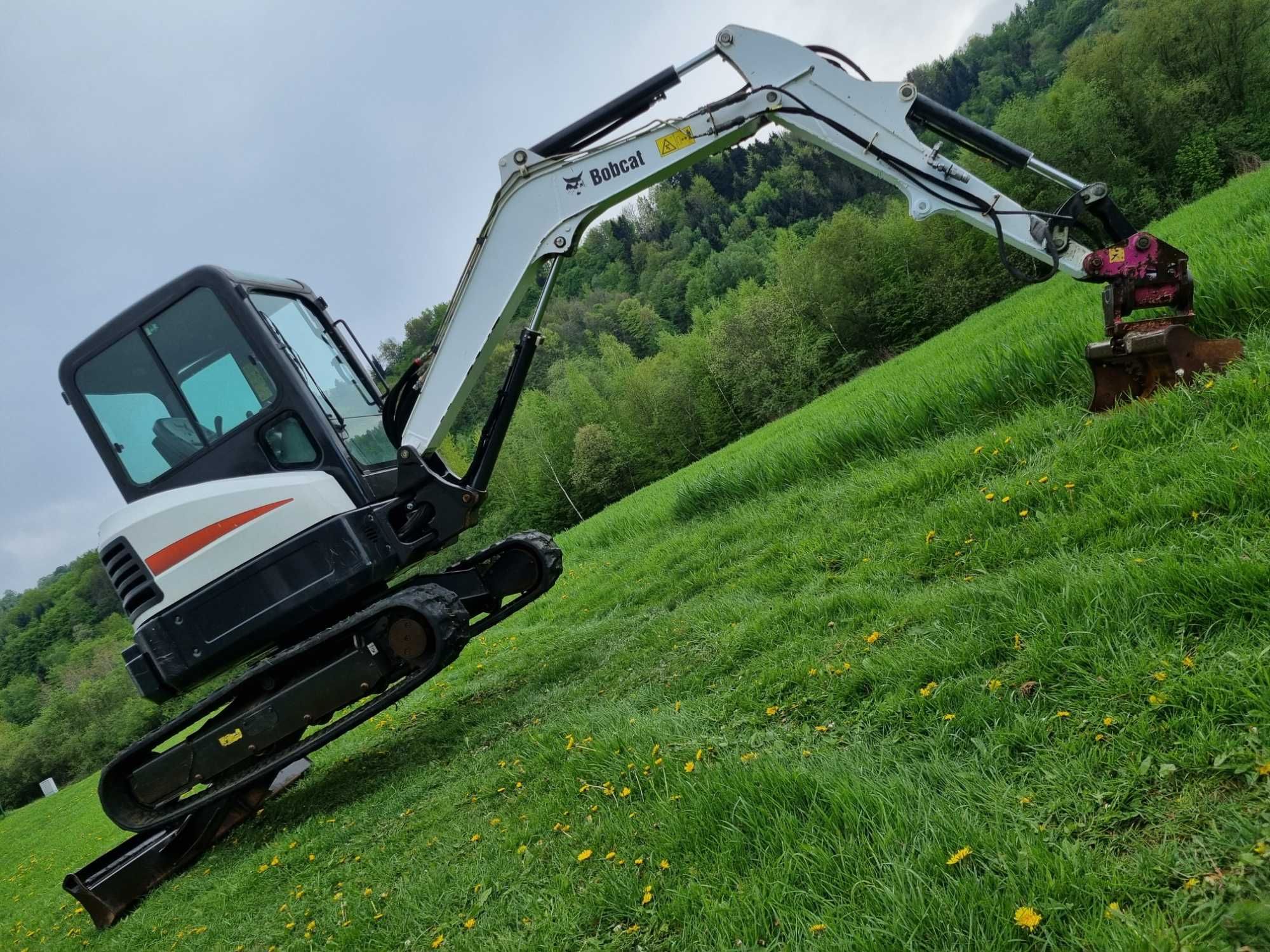 Minikoparka BOBCAT 3,5t z Norwegii 2015r JakNowa -KUBOTA skar.Hydrauli