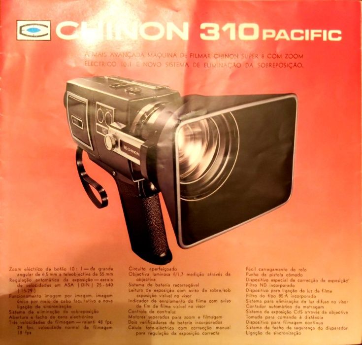 Câmara de filmar Chinon 310 Pacific.