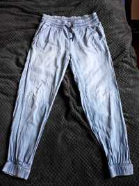 Spodnie ciążowe jeansy typu bojówki na gumce H&M Divided 34