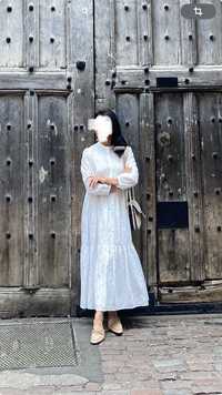 Біла сукня Zara р. S бавовна