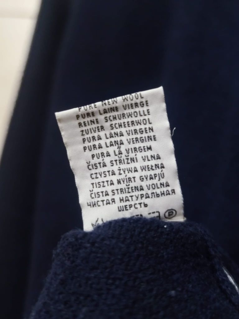 Sweter klasyczny męski sweterek old money Nils Sundström L bluza hoodi