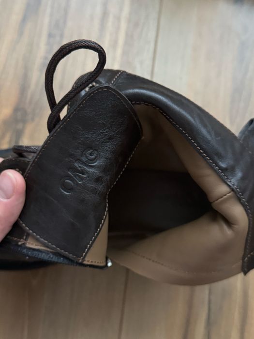 Чоботи демісезоні, шоколадного кольору