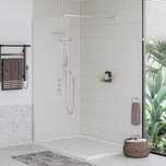 Painel de duche 95x195 cm cromado  SENSEA CROMADO