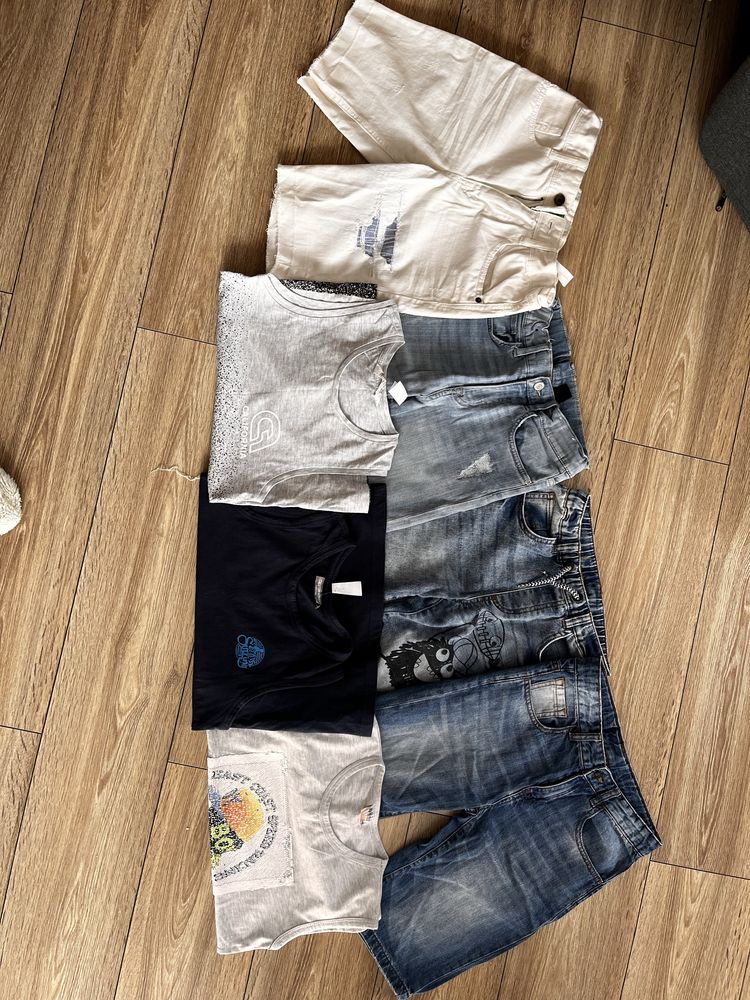 Paka zestaw spodenek jeansowych