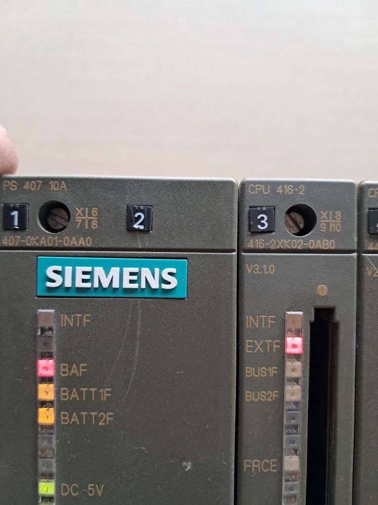 Siemens simatic S7-400 cpu416-2 6ES7416-2XK02-0AB0 zestaw cały Rack