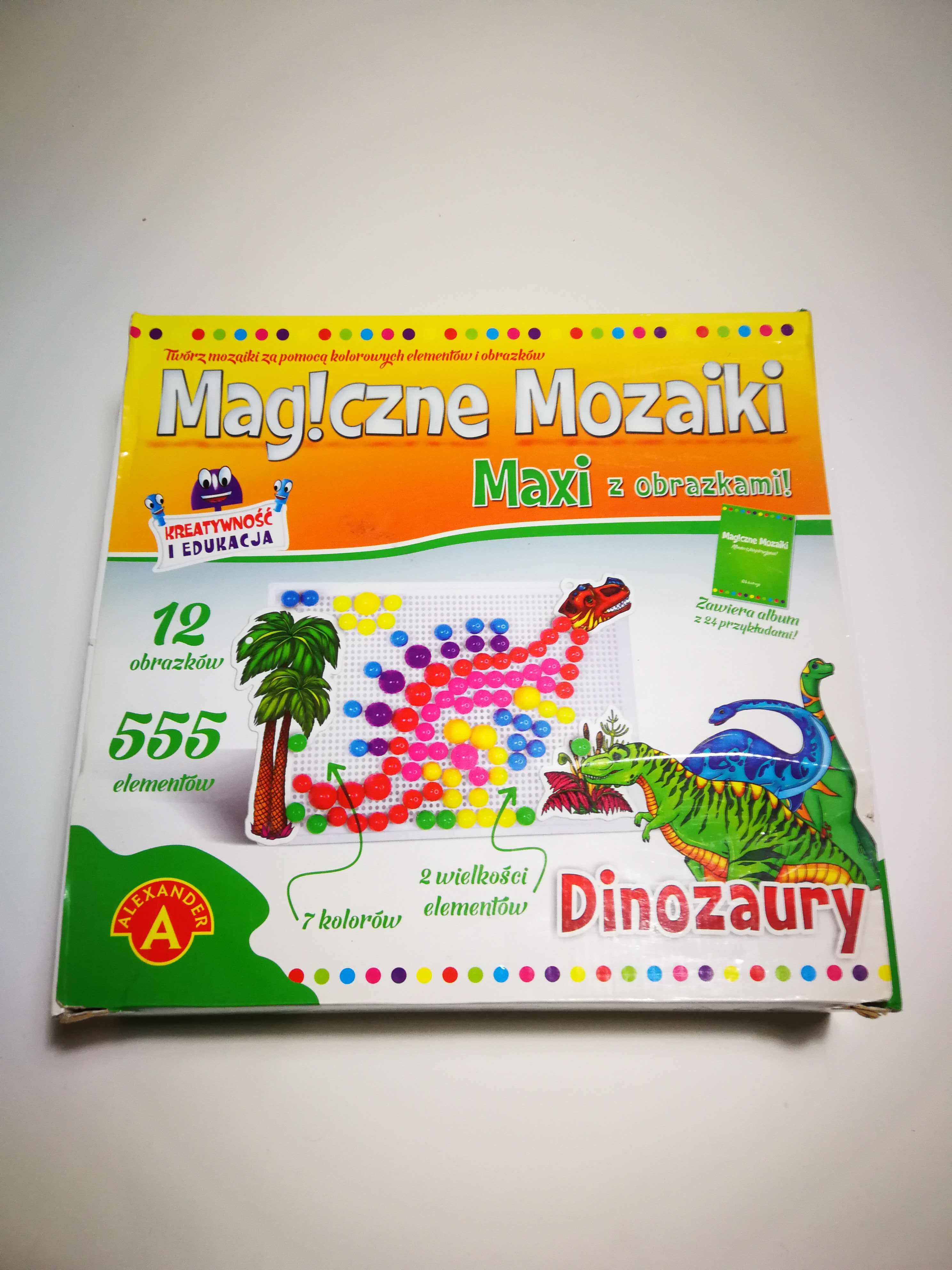 Magiczne mozaiki układanka dla dzieci / Układanka dla dzieci dinozaury