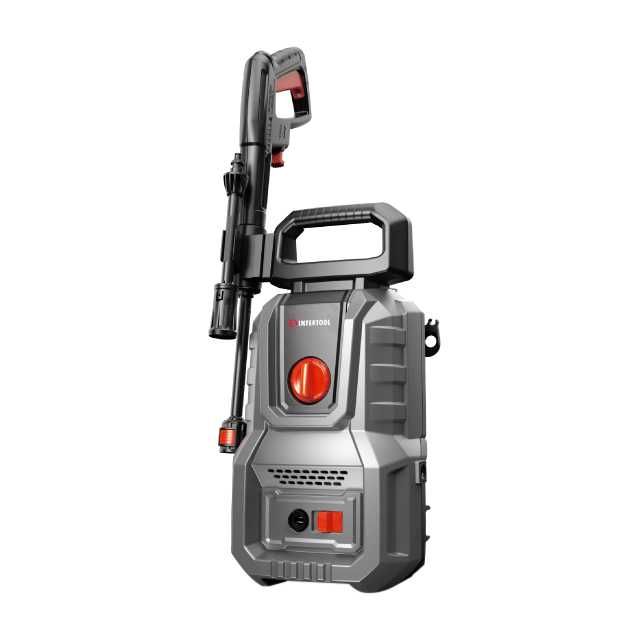 Мойка высокого давления 1200Вт, 70-100бар, шланг 5м, INTERTOOL DT-1512
