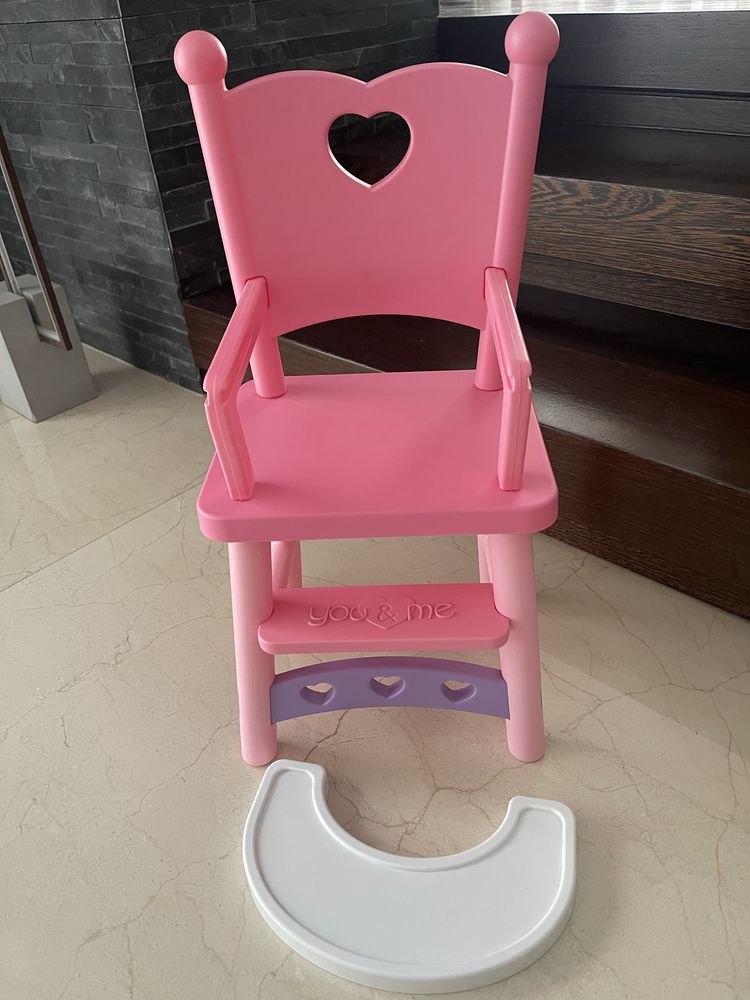 Cadeira alta para boneca