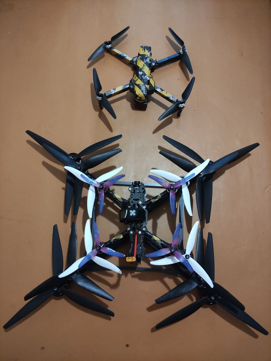 Дрон Fpv 5"7"8"9"10"13'15" Дюймов. Комплект для  Сборки.