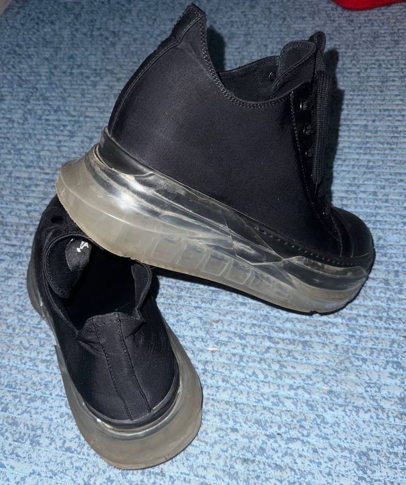rick owens clear sole abstract