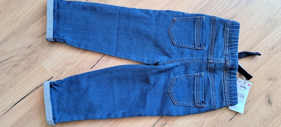 spodnie jeansowe dla chłopca NOWE 98cm