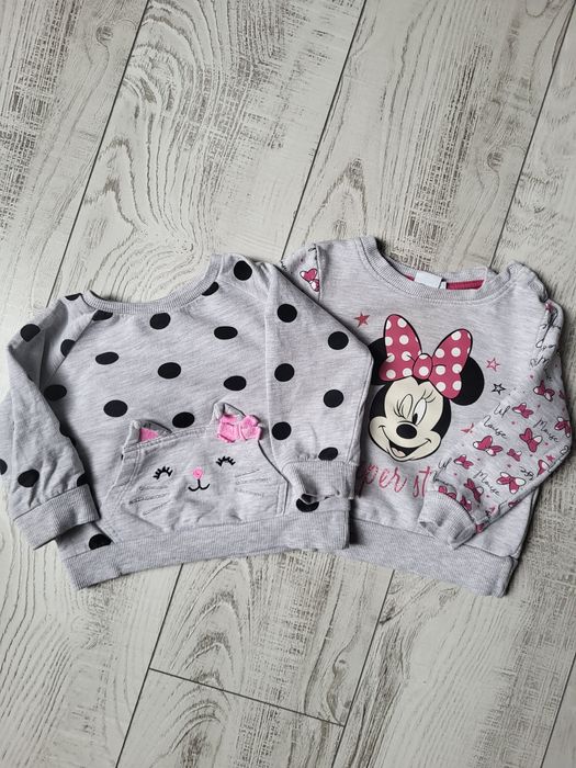 Bluza niemowlęca 2x dziewczynka rozmiar 74