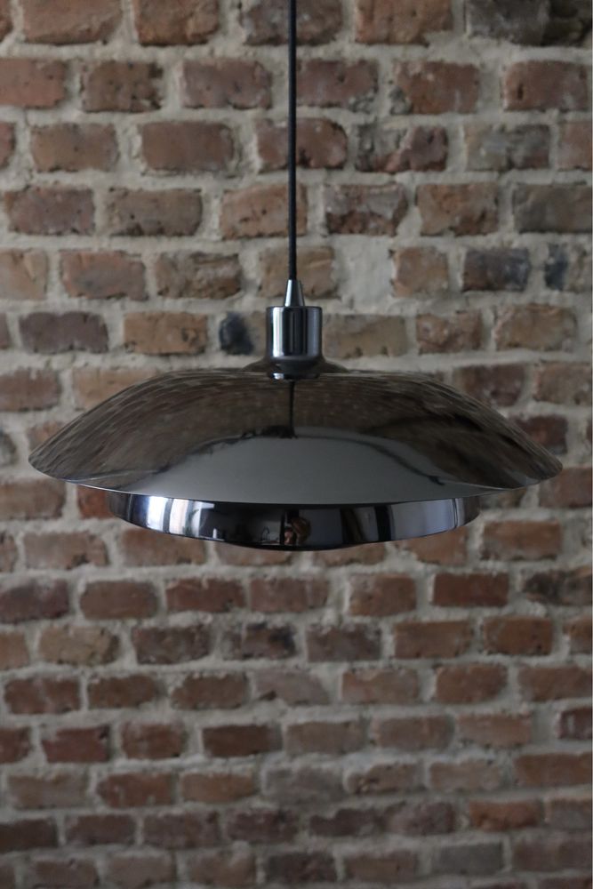 Lustrzana lampa sufitowa space age wisząca