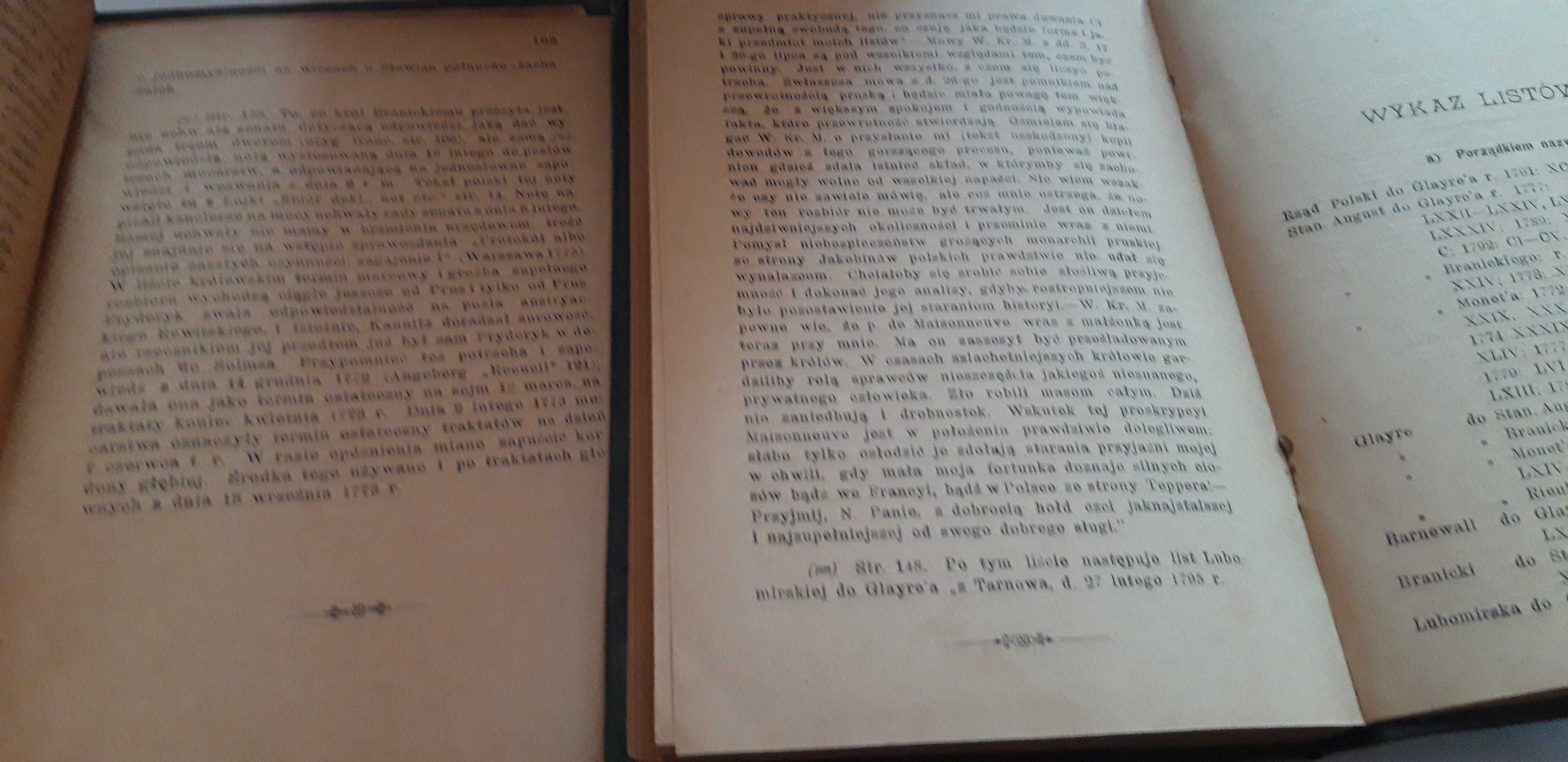 St. Poniatowski i M. Glayre : korrespondencya,1-2 -Mottaza- 1901m opr.
