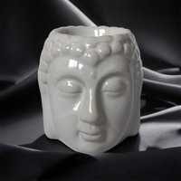 Kominek zapachowy Budda biały ceramiczny wosk olejek PROMOCJA