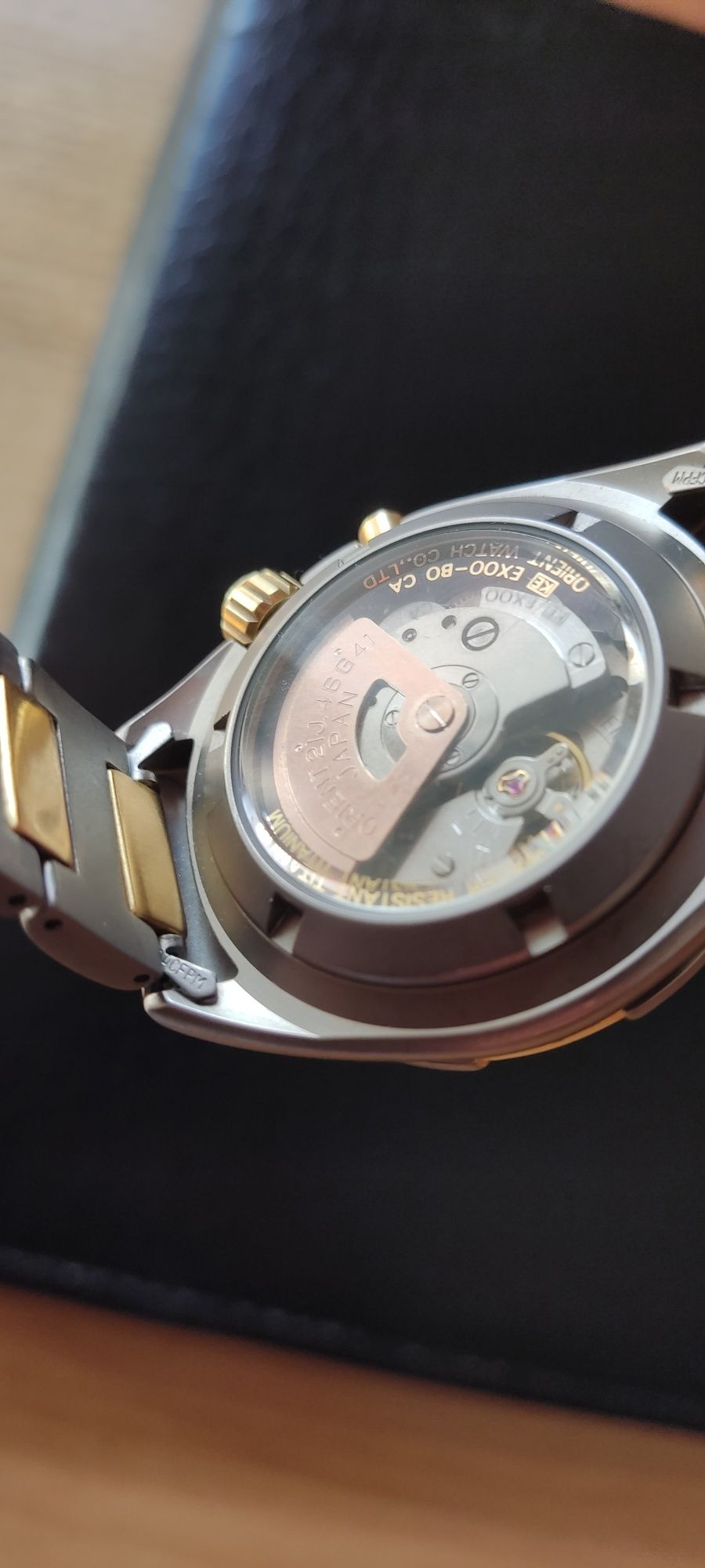Relógio Orient m-force automático Titanium