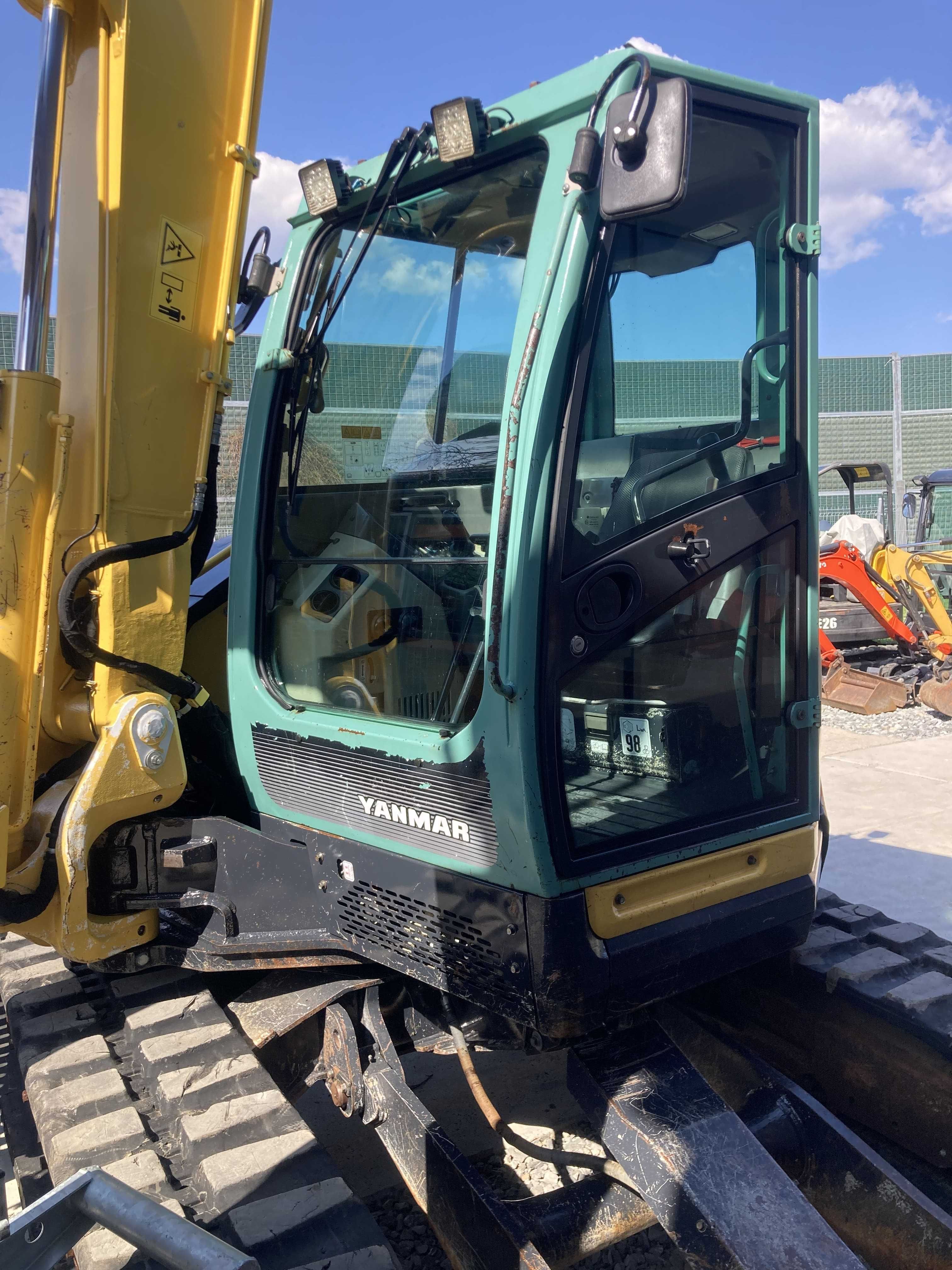 Minikoparka Yanmar VIO80-1A z 2014r klima,szybkozłącze 8065 kg