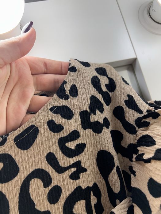 16-18 розмір сукня міді плаття платье батал лео принт