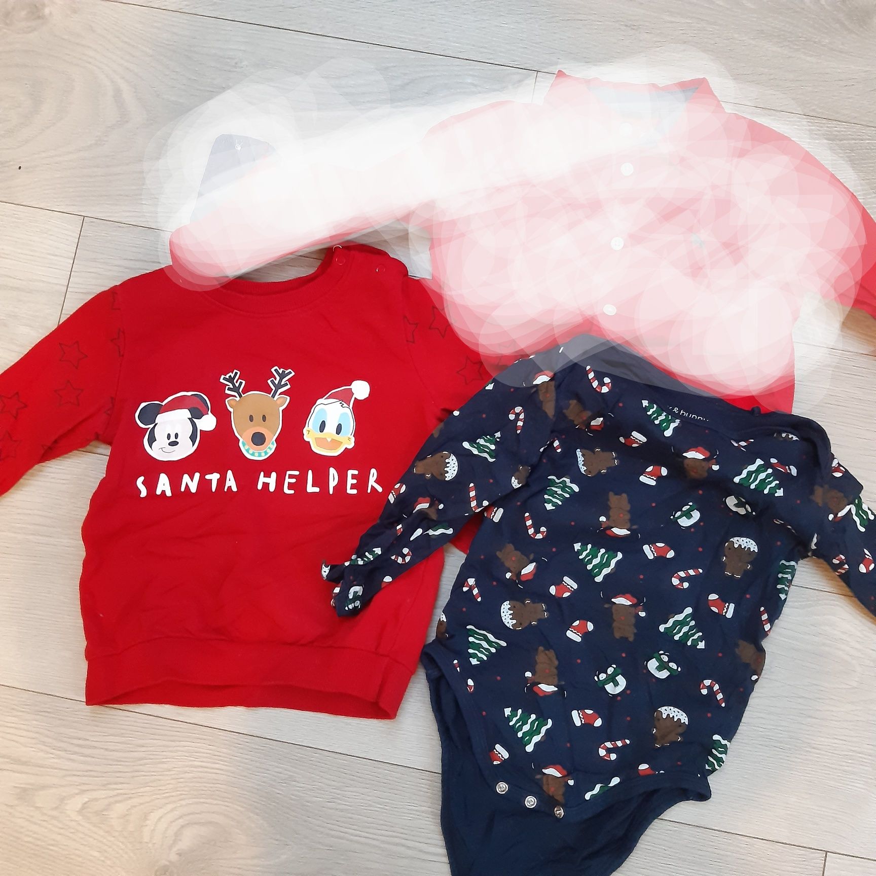 Świąteczny zestaw ubranek, bluza 92