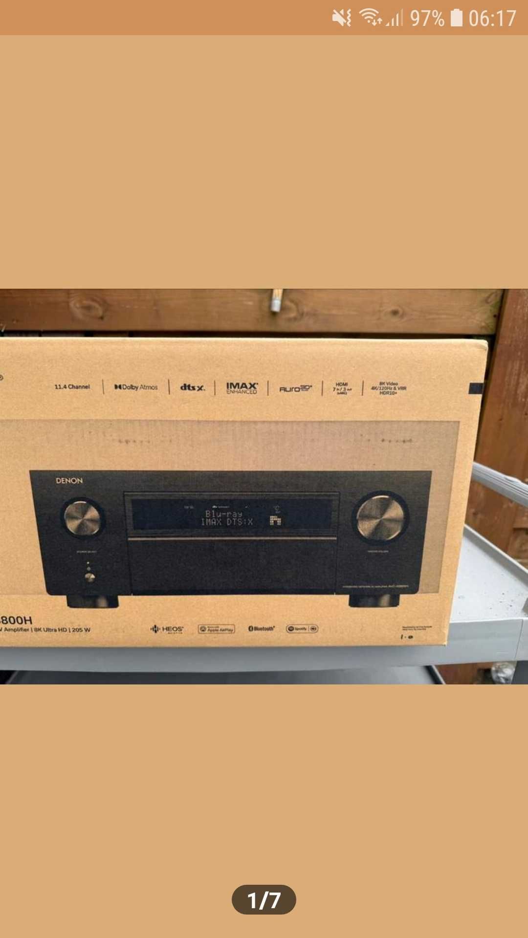 nowy denon avc x6800 wzmacniacz avc-x6800h