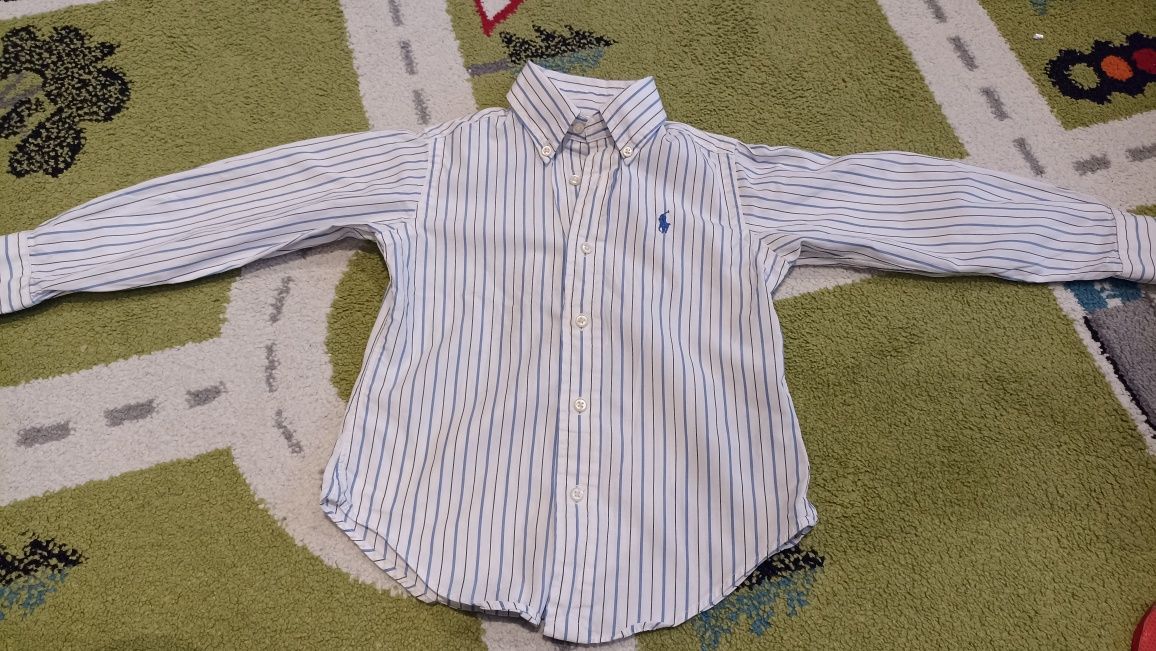 Ciuchy chłopiec 92 koszula Ralph Lauren bluza nike